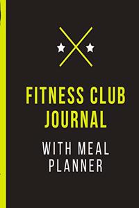 Fitness Club Journal With Meal Planner