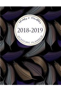 2018-2019 Academic Planner Weekly And Monthly
