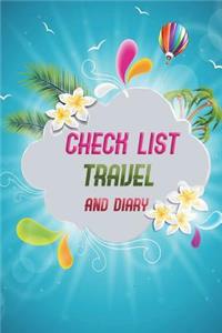 Check List Travel and Diary