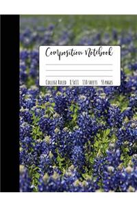 Bluebonnet Composition Notebook College Ruled