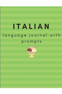 Italian Language Journal with Prompts