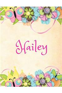 Hailey: Personalized Name Journal Composition Notebook