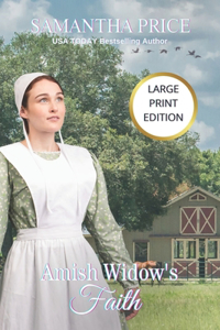 Amish Widow's Faith LARGE PRINT