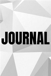 Polygonal Abstract Geometric Background Lined Writing Journal Vol. 10