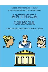 Libro de pintar para niños de 4-5 años (Antigua Grecia)