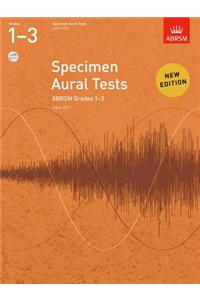Specimen Aural Tests, Grades 1-3 with 2 CDs