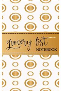 Grocery List Notebook