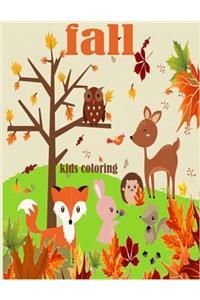 Fall Kids Coloring ( Coloring book for kids)