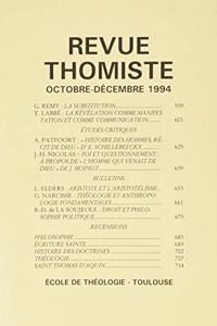 Revue Thomiste - 4/1994