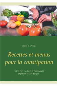 Recettes et menus pour la constipation