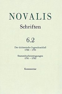 Der Dichterische Jugendnachlass (1788-1791) Und Stammbucheintragungen (1791-1793)