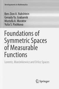 Foundations of Symmetric Spaces of Measurable Functions