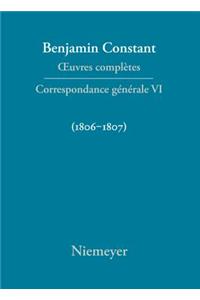 Correspondance GÃ©nÃ©rale 1806-1807