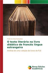 O texto literário no livro didático de francês língua estrangeira