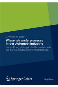 Wissenstransferprozesse in Der Automobilindustrie