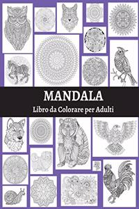 Mandala Libro da Colorare per Adulti