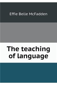 The Teaching of Language
