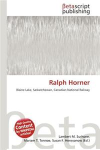 Ralph Horner