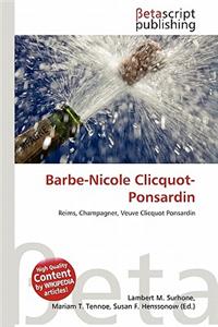 Barbe-Nicole Clicquot-Ponsardin