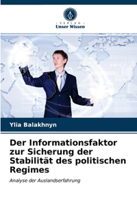 Der Informationsfaktor zur Sicherung der Stabilität des politischen Regimes
