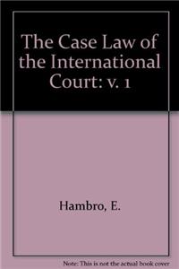 Case Law of the International Court