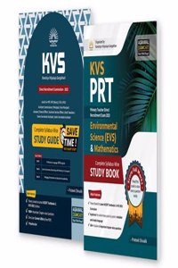 Examcart Combo of KVS PRT - Study Guide Book + Textbook of Environmental Science EVS and Maths book For 2023 Exam (Prateek Shivalik | English Medium)
