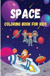 Space Coloring Book For Kids