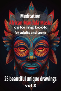 Meditation African Mandala Masks vol 3