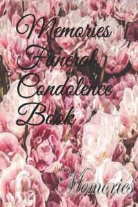 Memories Funeral Condolence Book