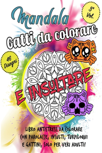 Mandala gatti da colorare