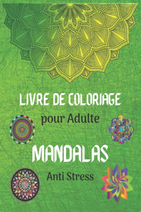 Livre de Coloriage pour Adulte Mandalas Anti Stress