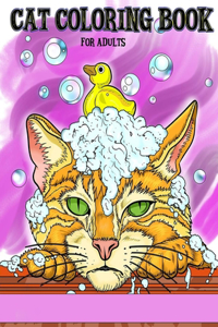 Cat Coloring Book For Adults