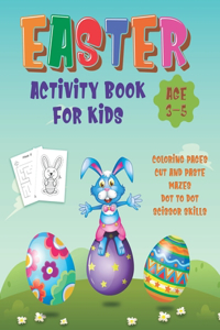 Easter Activity Book For Kids Age 3-5