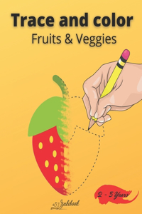 Trace and color Fruits & Veggies
