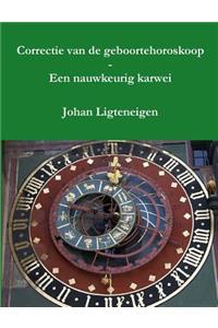 Correctie van de geboortehoroskoop - Een nauwkeurig karwei