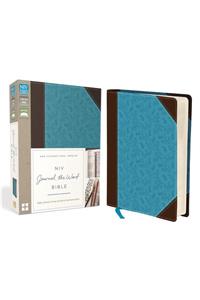NIV, Journal the Word Bible, Leathersoft, Brown/Blue