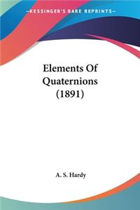 Elements Of Quaternions (1891)