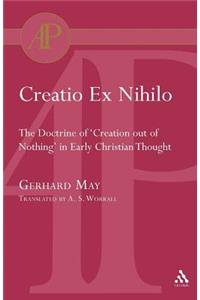 Creatio Ex Nihilo