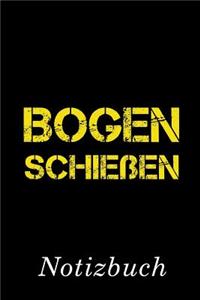 Bogenschießen Notizbuch