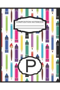 Composition Notebook P