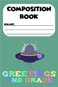 Composition Book Greetings 2nd Grade