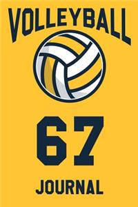 Volleyball Journal 67