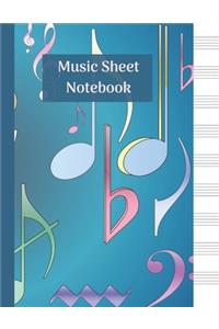 Music Sheet Notebook