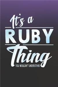 It's a Ruby Thing You Wouldn't Understand