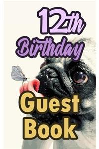 12th Birthday Guest Book
