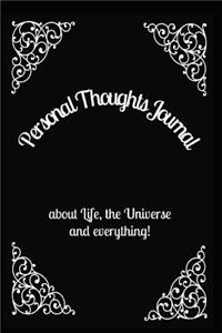 Personal Thoughts Journal