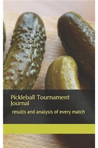 Pickleball Tournament Journal