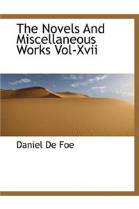 The Novels and Miscellaneous Works Vol-XVII