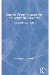 Applied Power Analysis for the Behavioral Sciences