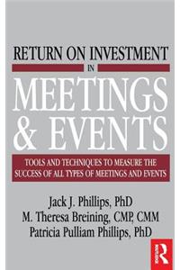 Return on Investment in Meetings & Events